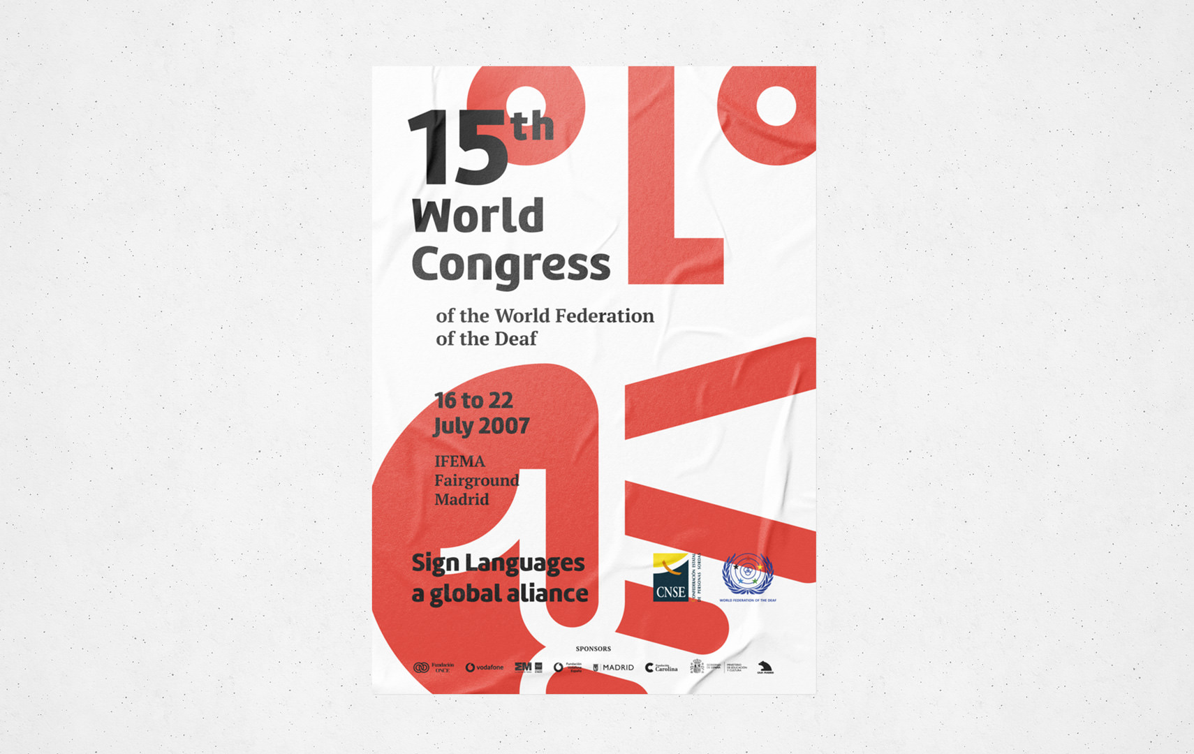 Diseño del cartel del evento de la WFD